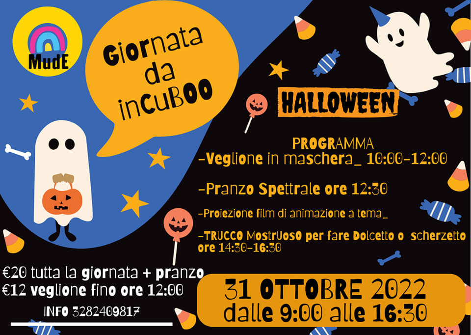 Featured image for “Halloween Giornata da incubooo al MudE”