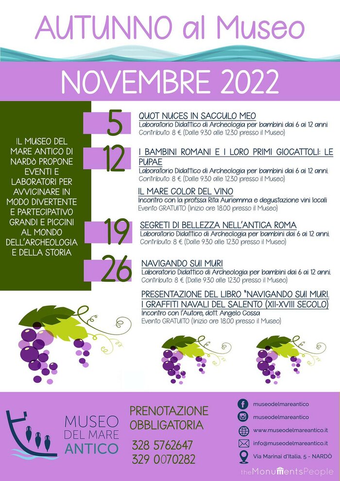Featured image for “Autunno al Museo del Mare Antico”