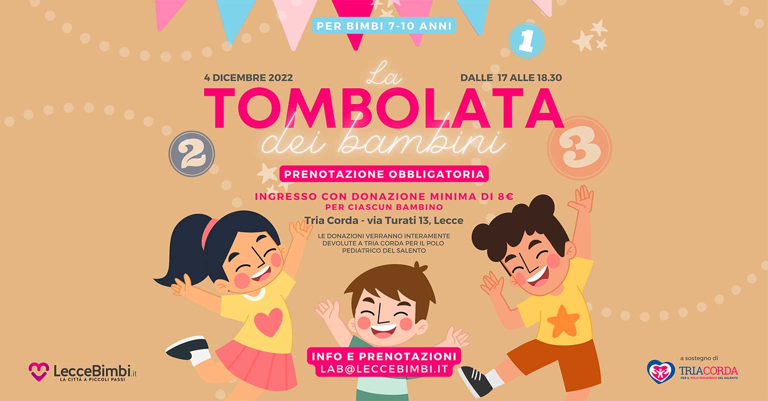 Featured image for “La tombolata dei bambini”