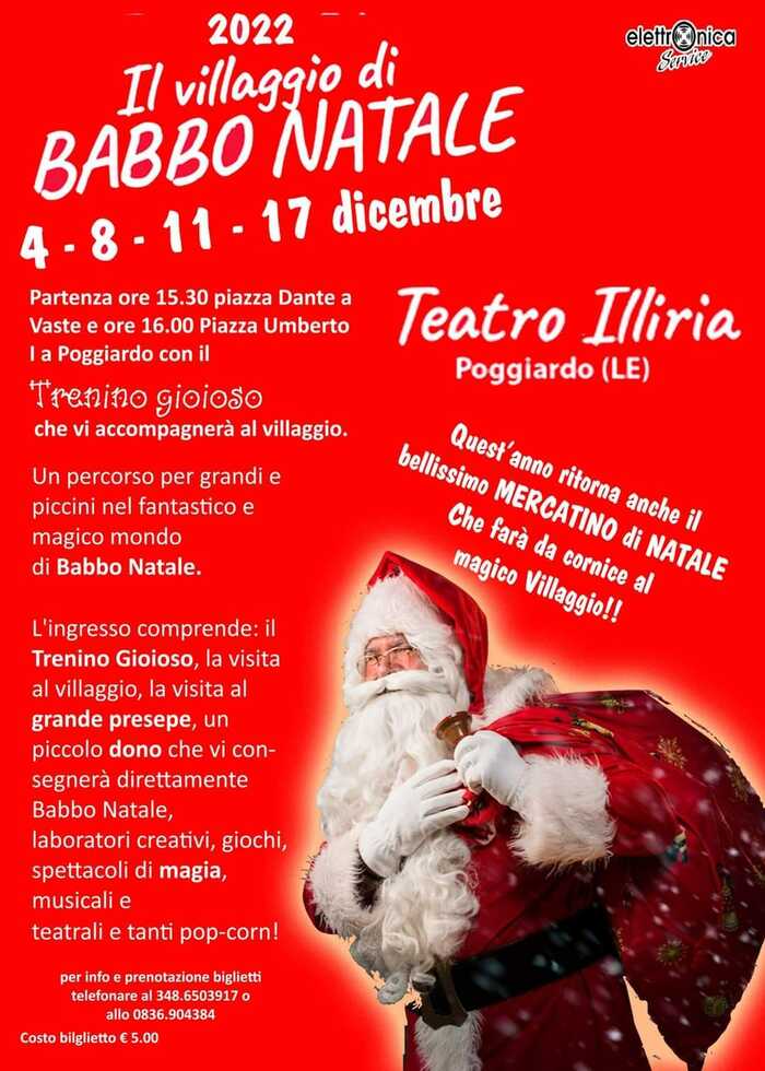 Featured image for “Villaggio di Babbo Natale a Poggiardo”