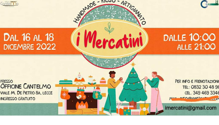 Featured image for “I Mercatini alle Cantelmo 2022”