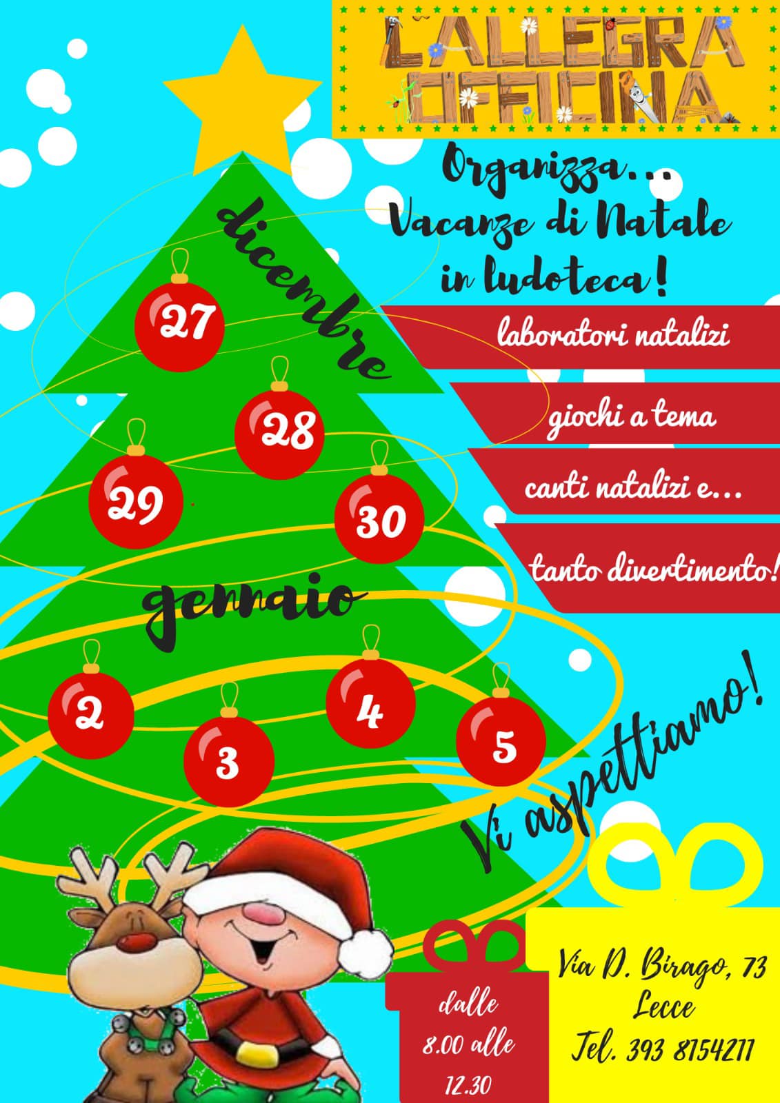 Featured image for “Vacanze di Natale in ludoteca”