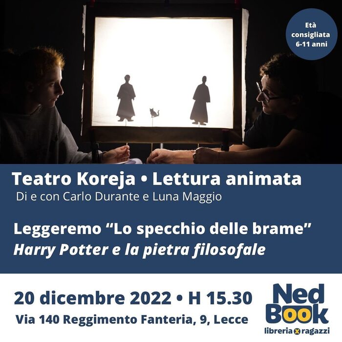 Featured image for “Lettura animata – Teatro Koreja da Nedbook”