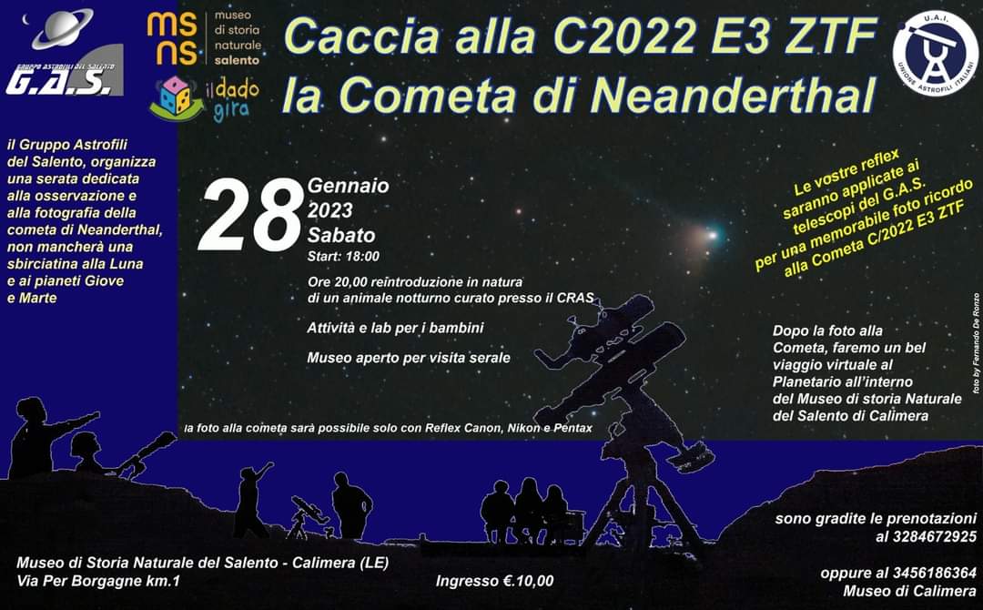 Featured image for “Caccia alla Cometa di Neanderthal”