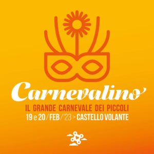 Locandina del Carnevalino del Castello Volante