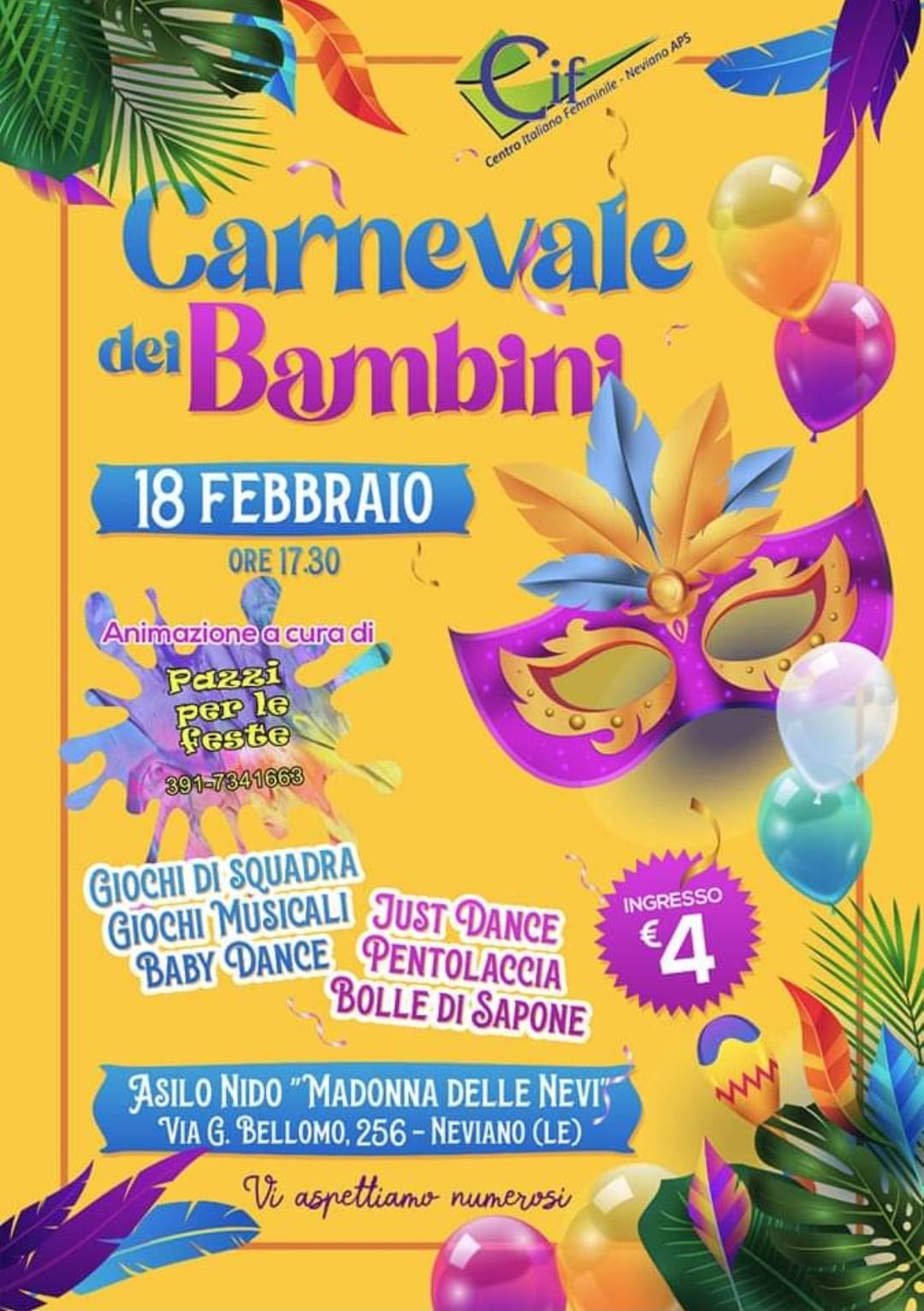 Featured image for “Carnevale dei bambini”