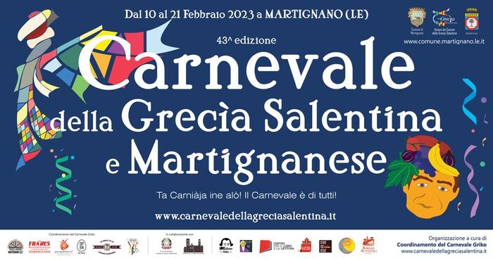 locandina carnevale martignanese 2023