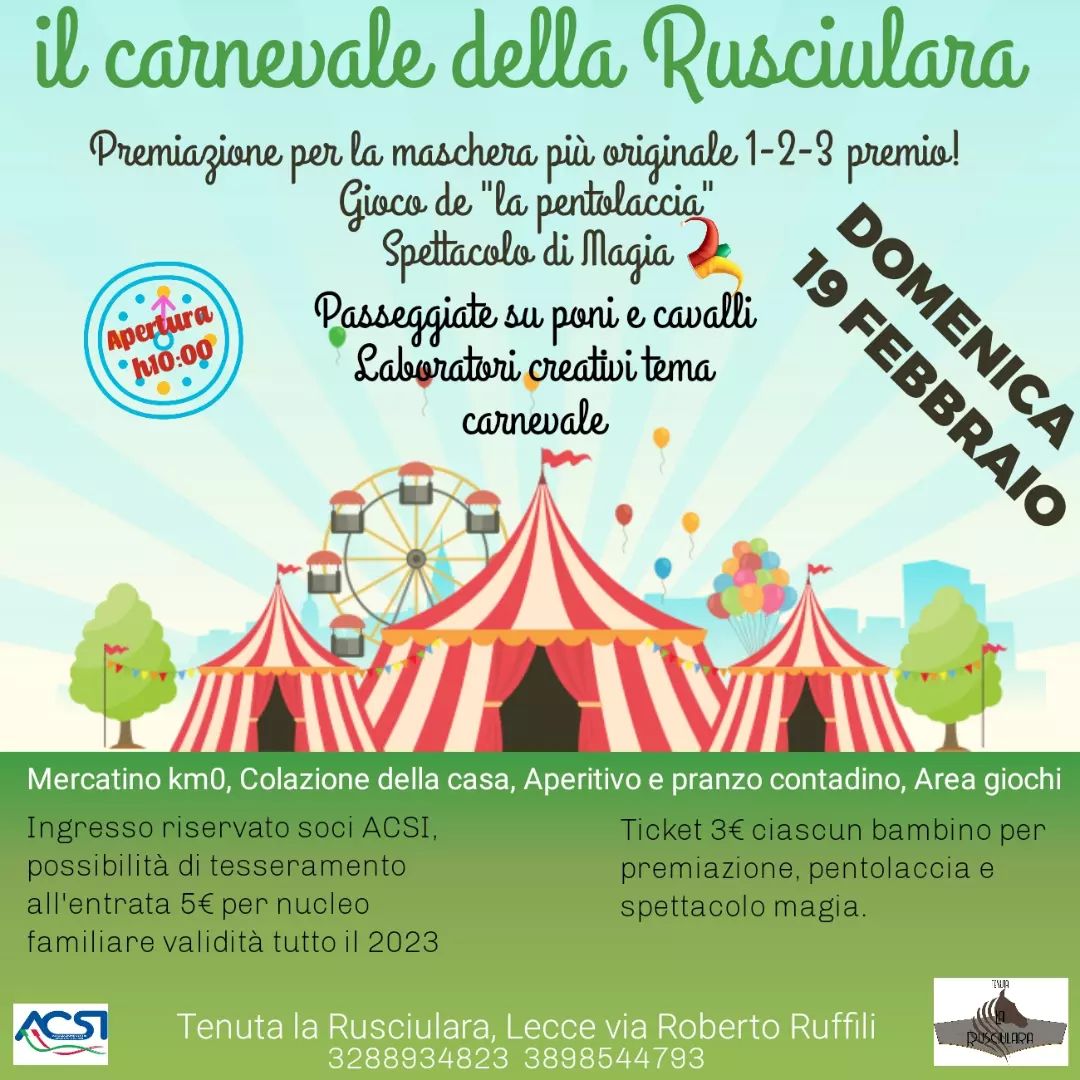Featured image for “Il Carnevale della Rusciulara”