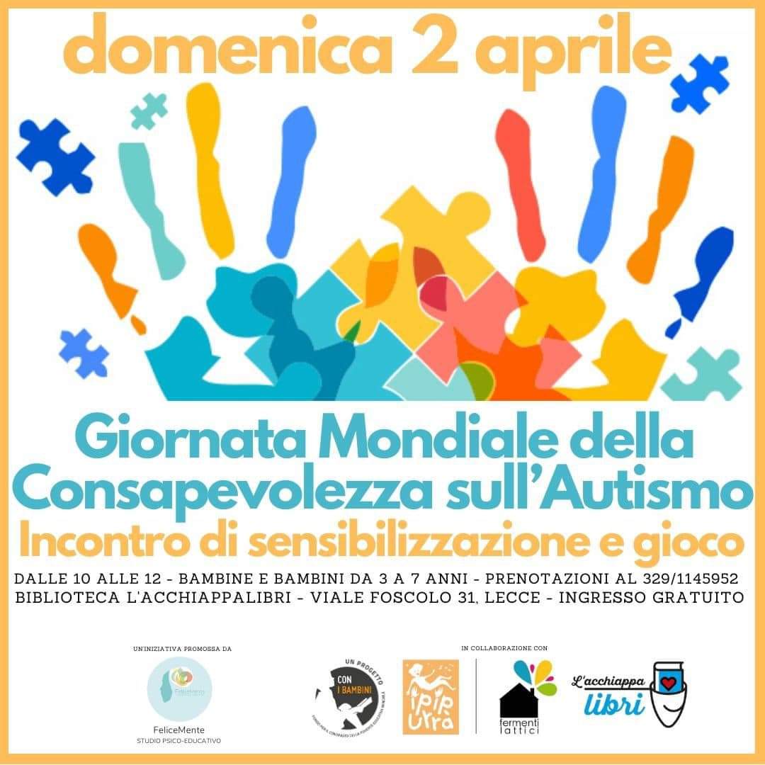 Featured image for “Giornata mondiale della consapevolezza sull’autismo”