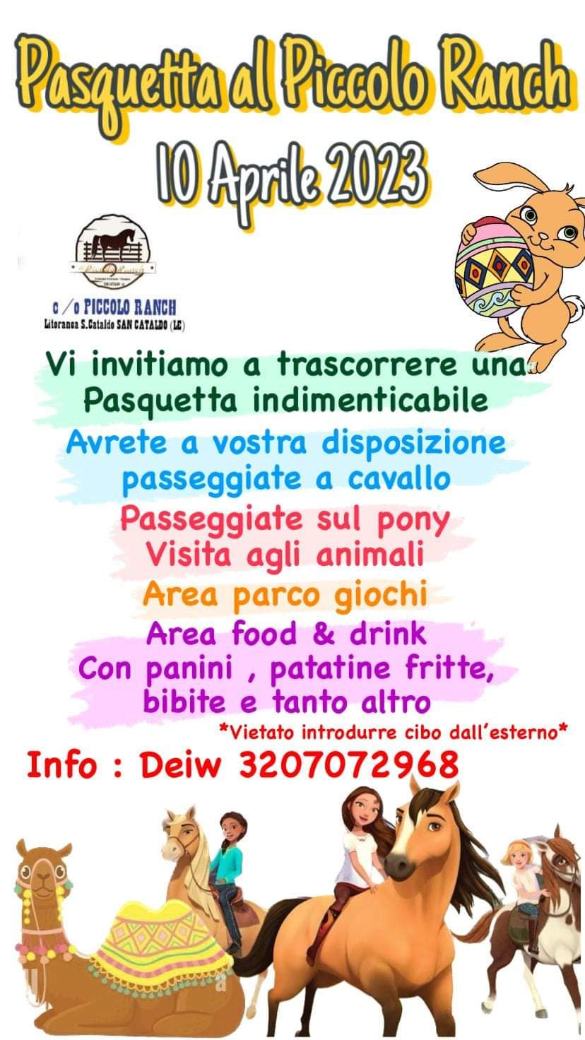 Featured image for “Pasquetta al Piccolo Ranch”