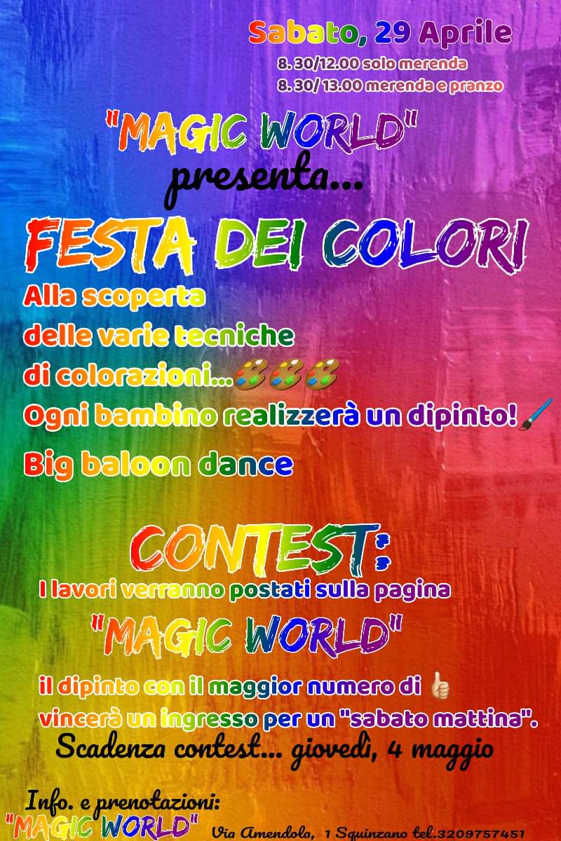 Featured image for “Festa dei colori”
