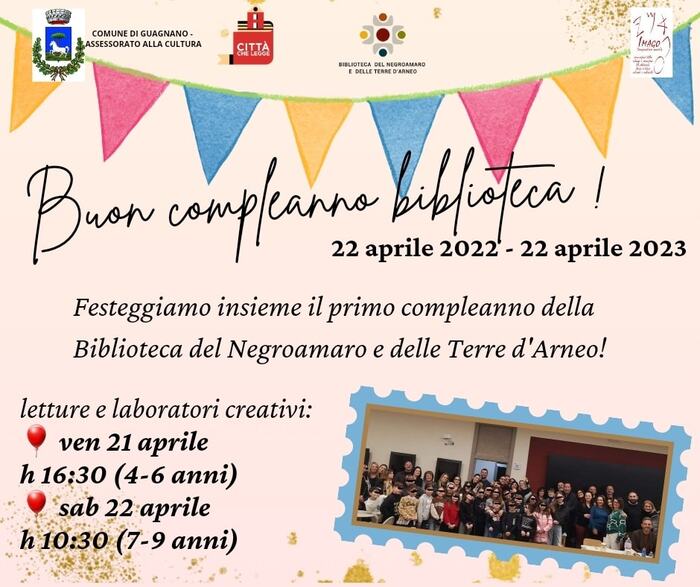 Featured image for “Buon compleanno Biblioteca”