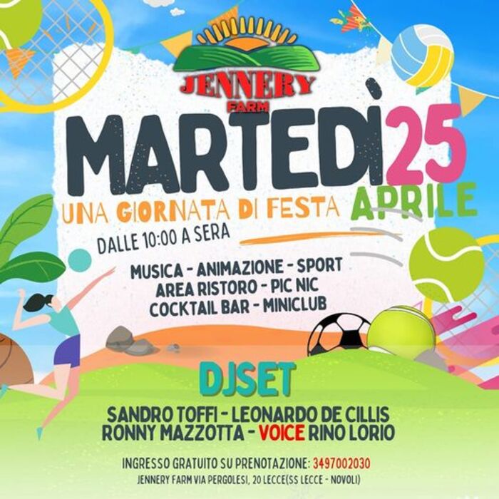 Featured image for “Una giornata di festa da Jennery Farm”