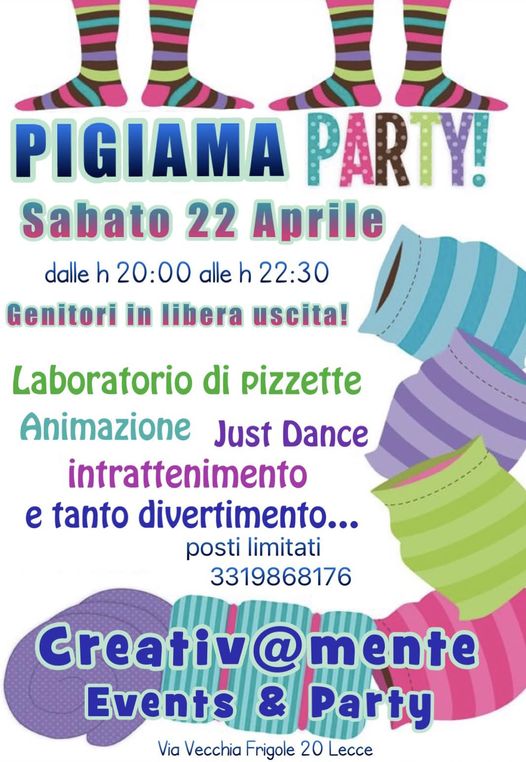 Featured image for “Pigiama party”