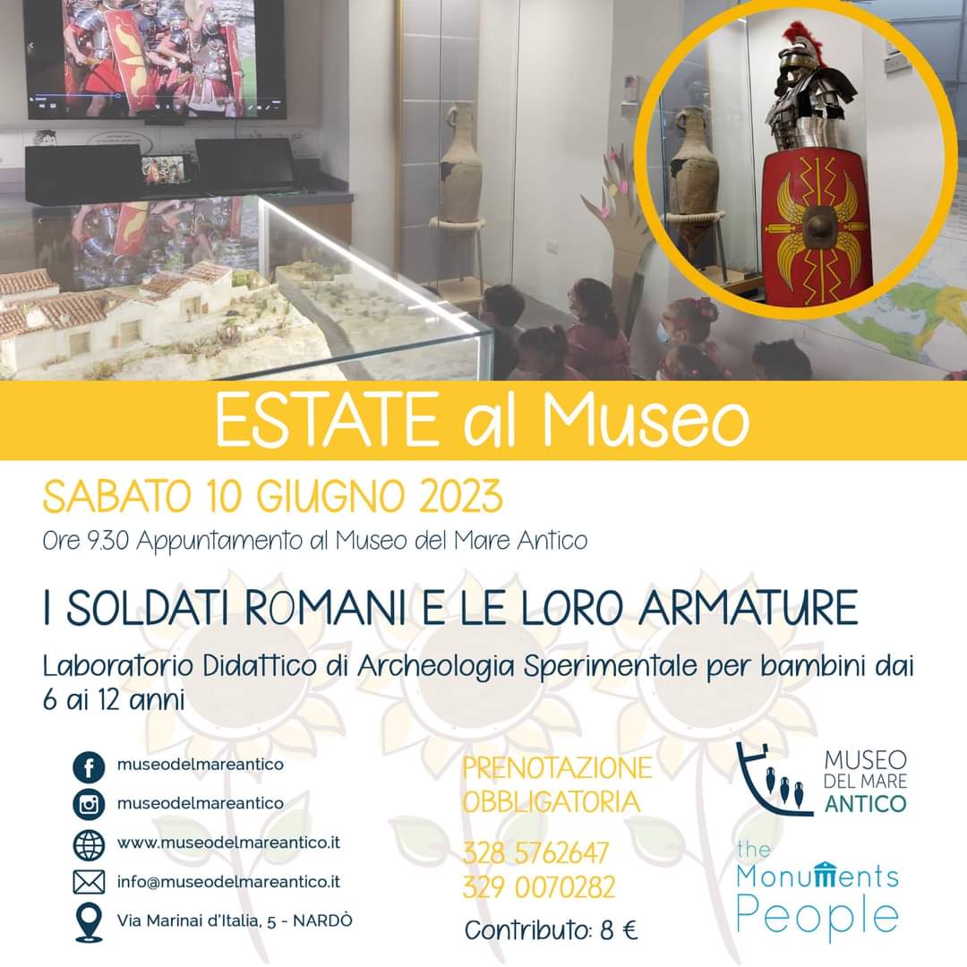 Featured image for “Estate al museo – I soldati romani e le loro armature”