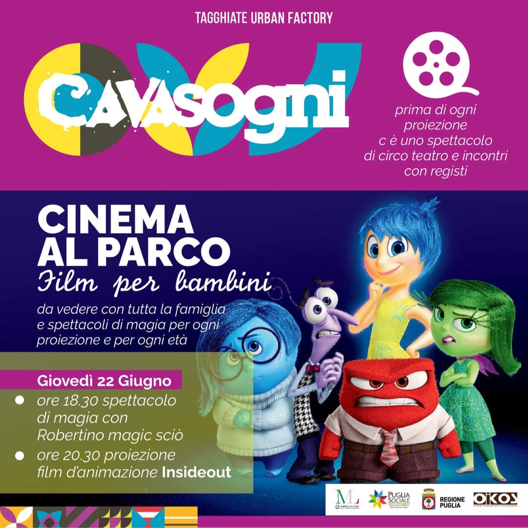 Featured image for “Cavasogni – Cinema all’aperto – Inside out”