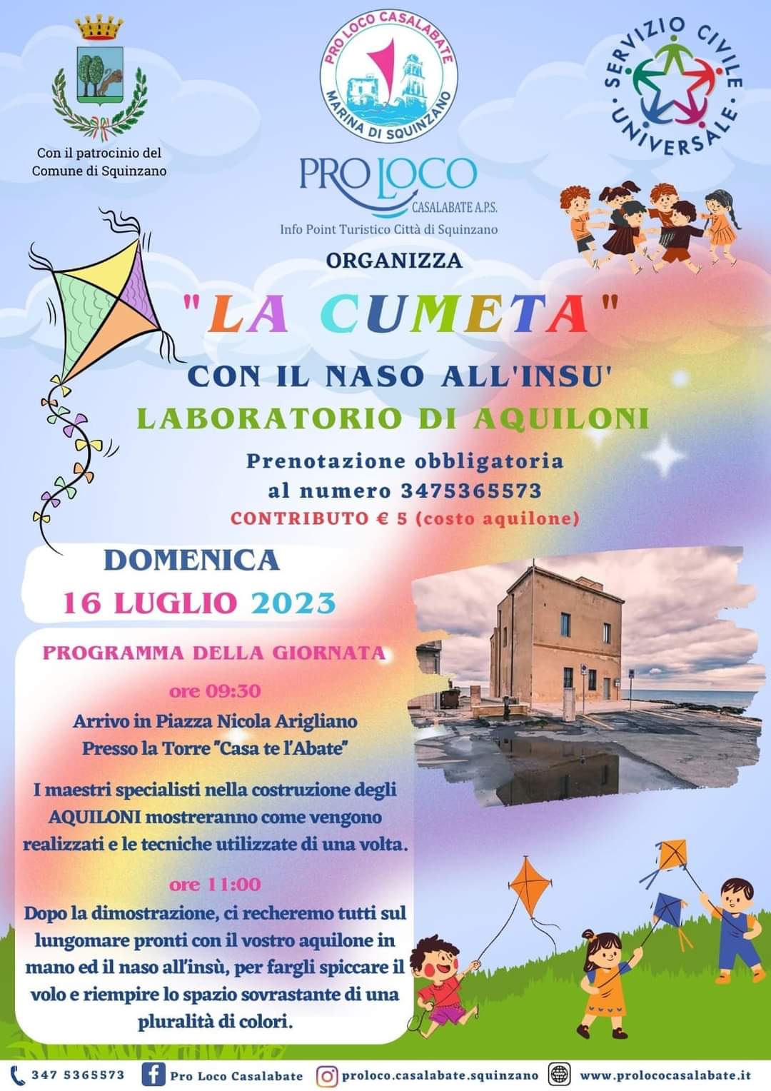 Featured image for “La Cumeta – Laboratorio di aquiloni”