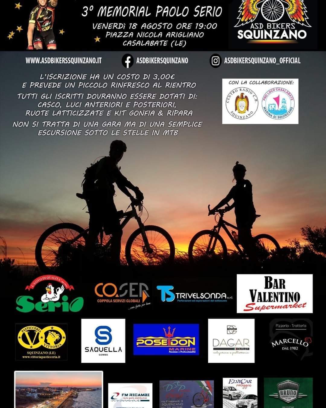 Featured image for “Passeggiata notturna MTB”