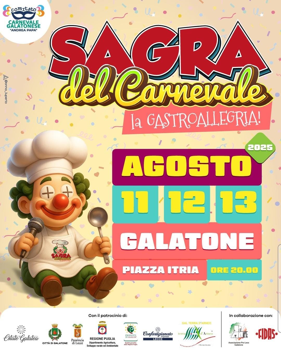 Featured image for “Sagra del Carnevale 2025”