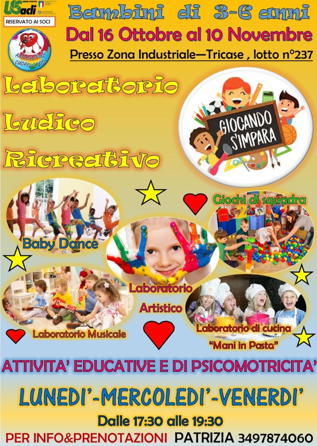 Featured image for “Laboratorio ludico ricreativo a Tricase”