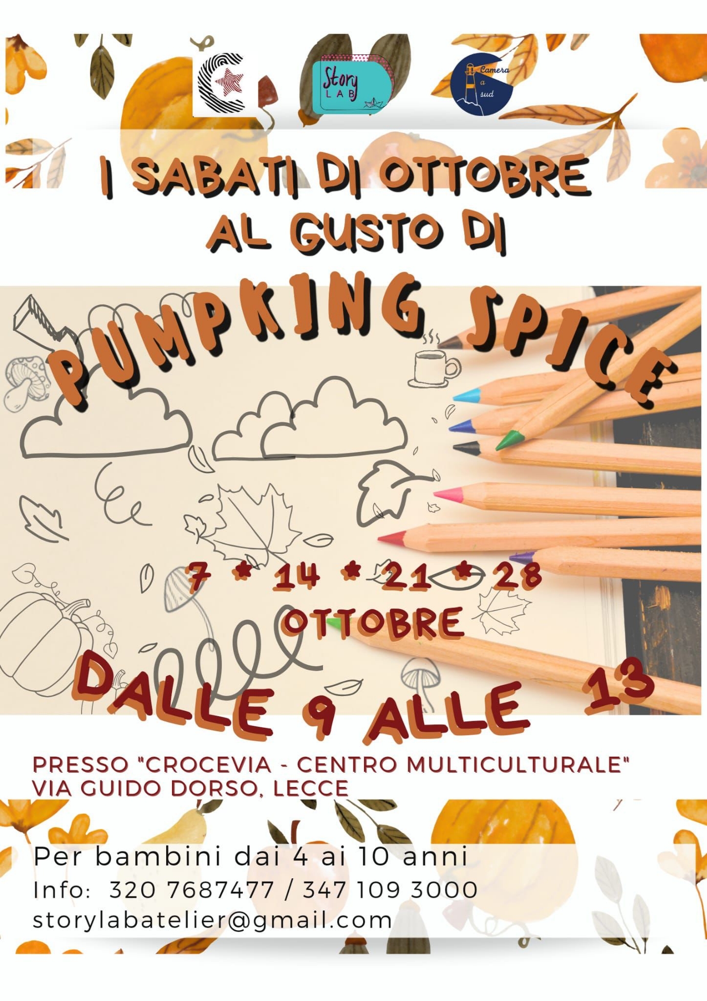 Featured image for “I sabati di ottobre al gusto di pumpking spice”