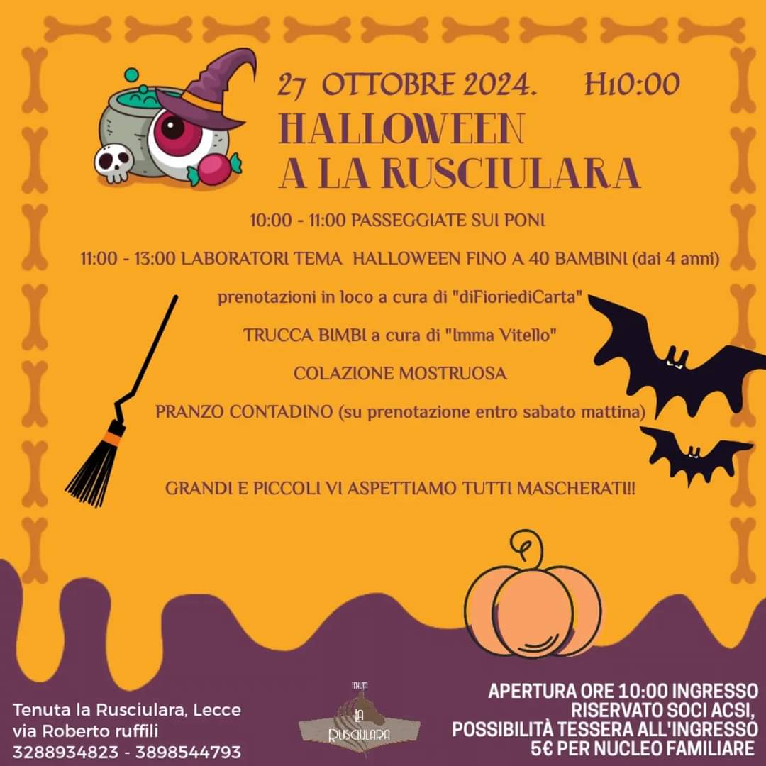 Featured image for “Halloween a La Rusciulara”