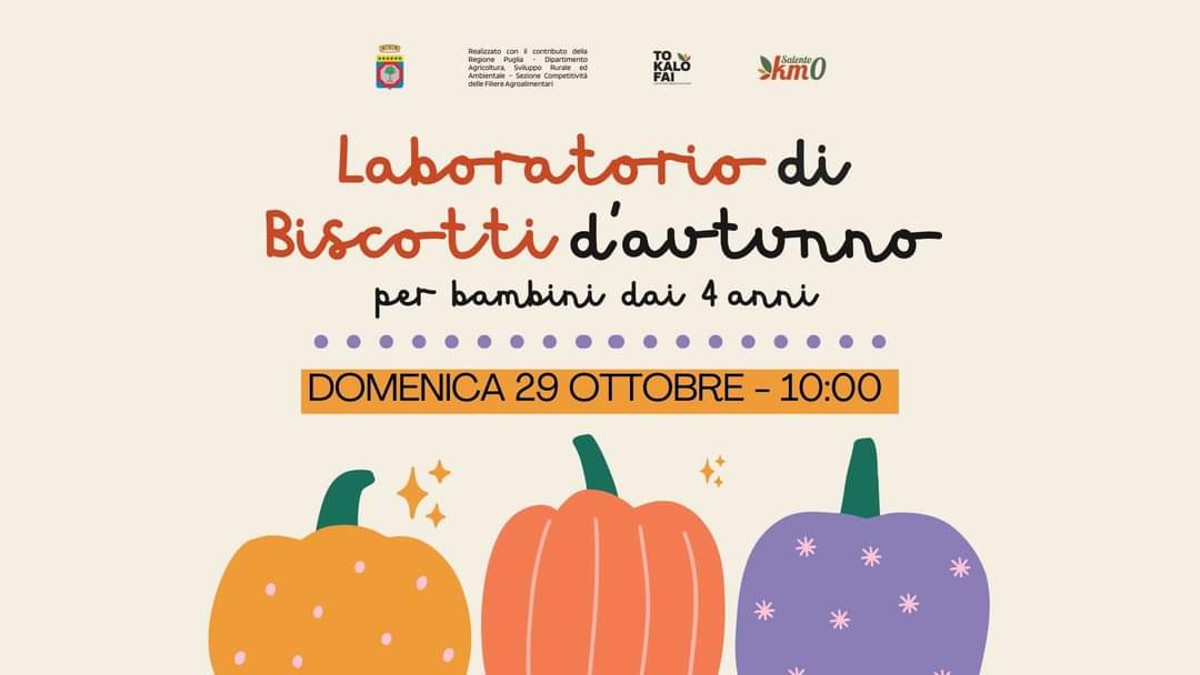 Featured image for “Laboratorio di biscotti d’autunno”
