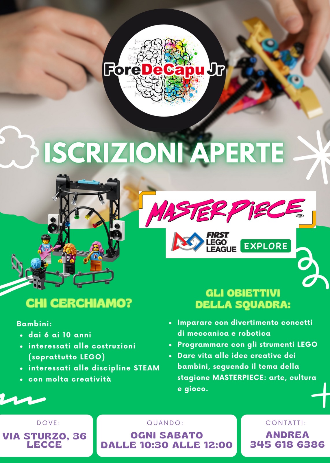 Featured image for “First LEGO League Explore – iscrizioni aperte”