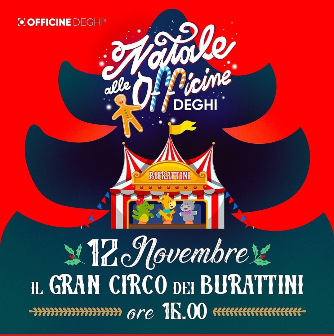 Featured image for “Natale alle Officine Deghi – Gran Circo dei burattini”