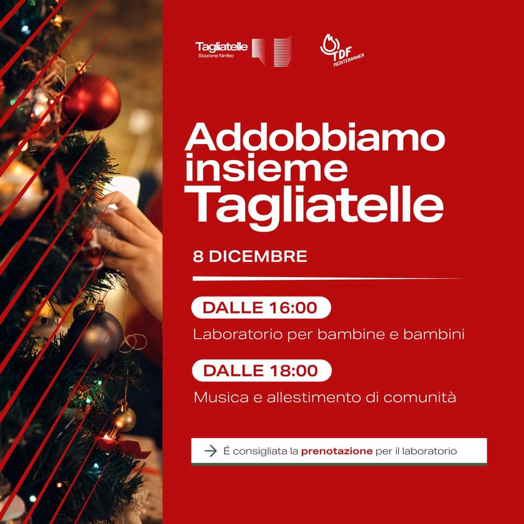 Featured image for “Addobbiamo insieme Tagliatelle”