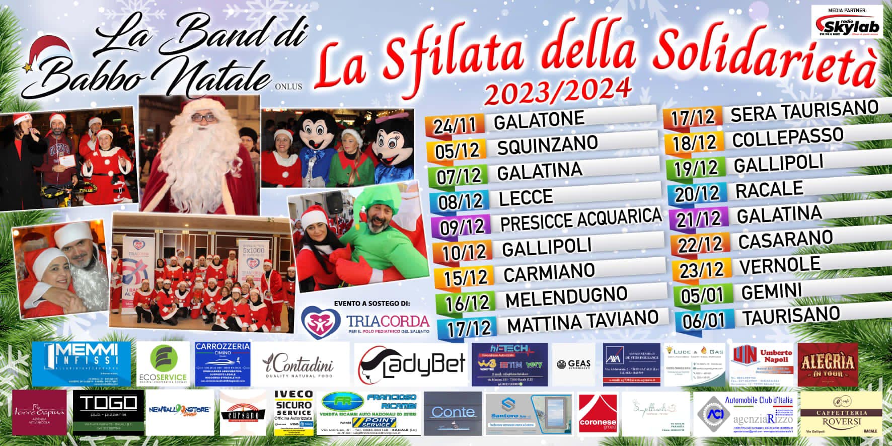 Featured image for “La Band di Babbo Natale – Sfilata di solidarietà 2023”