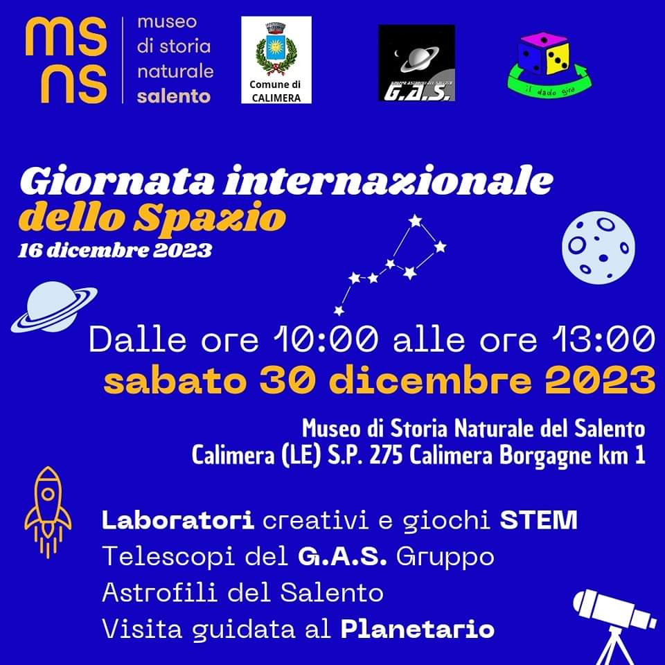 Featured image for “Giornata Internazionale dello spazio”