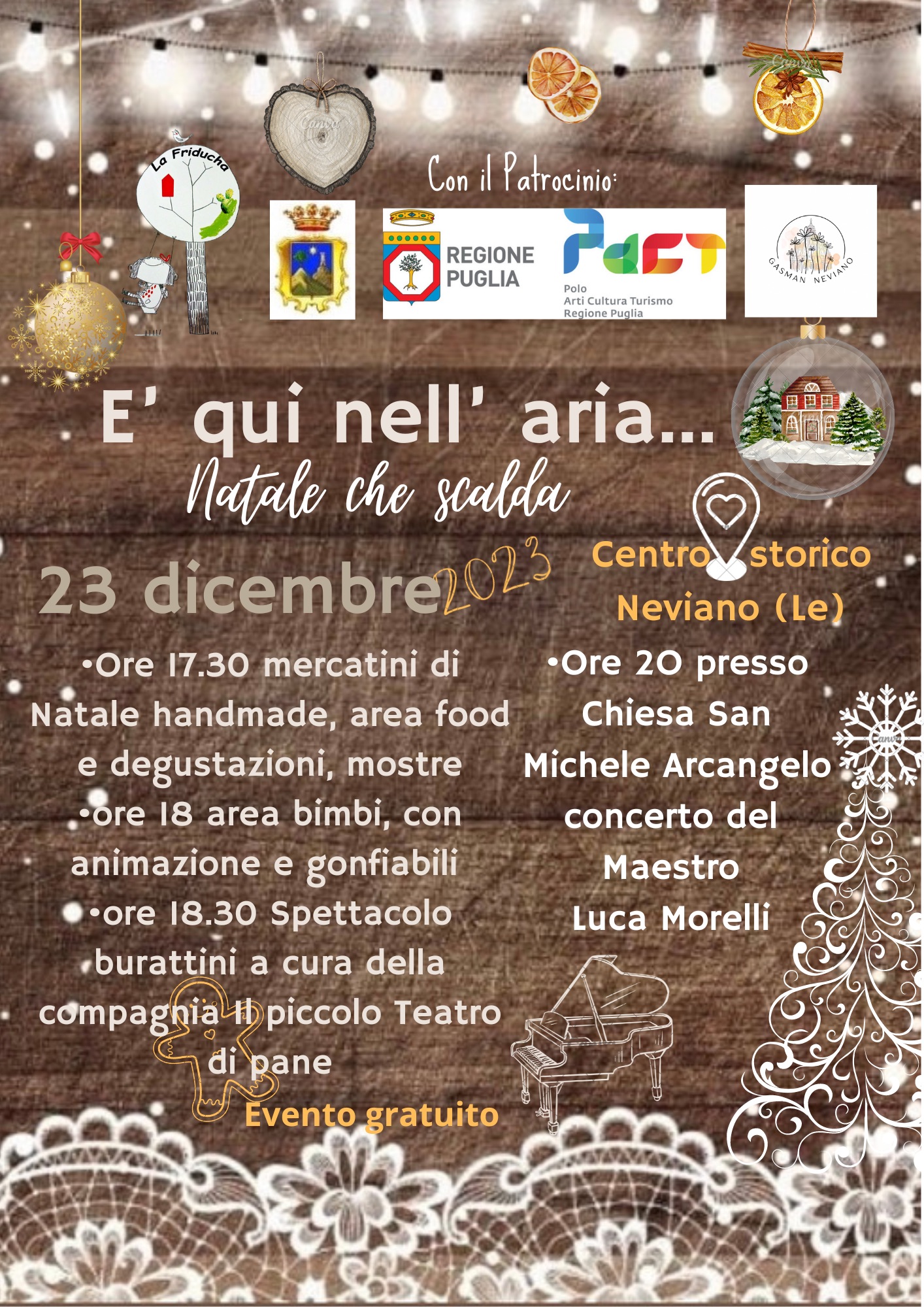 Featured image for “È qui nell’aria… Natale che scalda a Neviano”