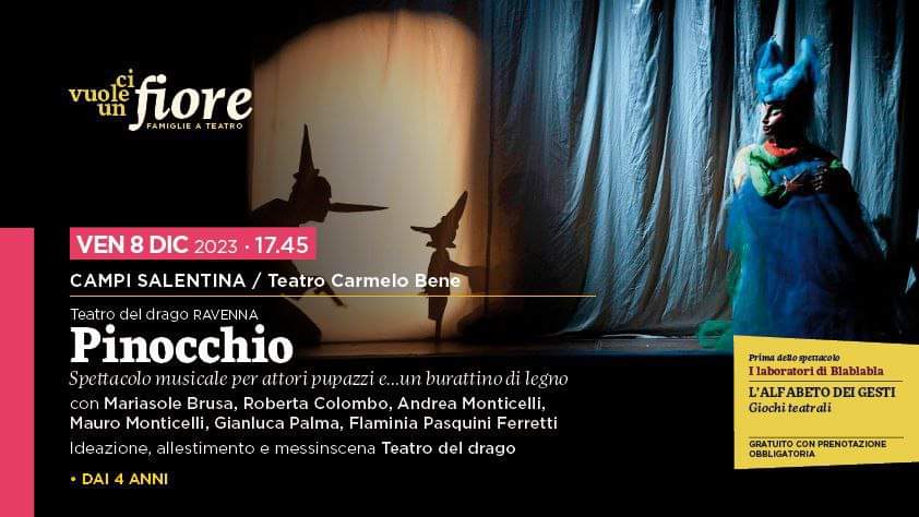 Featured image for “Pinocchio – Ci vuole un fiore”