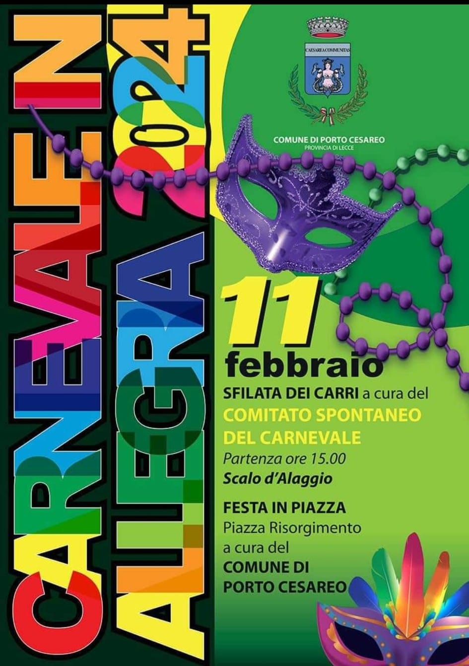 Carnevale Porto Cesareo 2024
