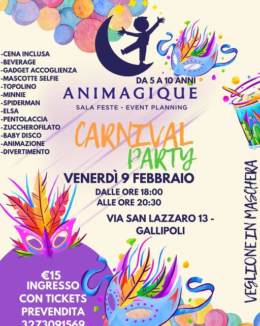 Featured image for “Carnival Party 2024 – Gallipoli”