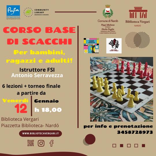 Featured image for “Corso base di scacchi”