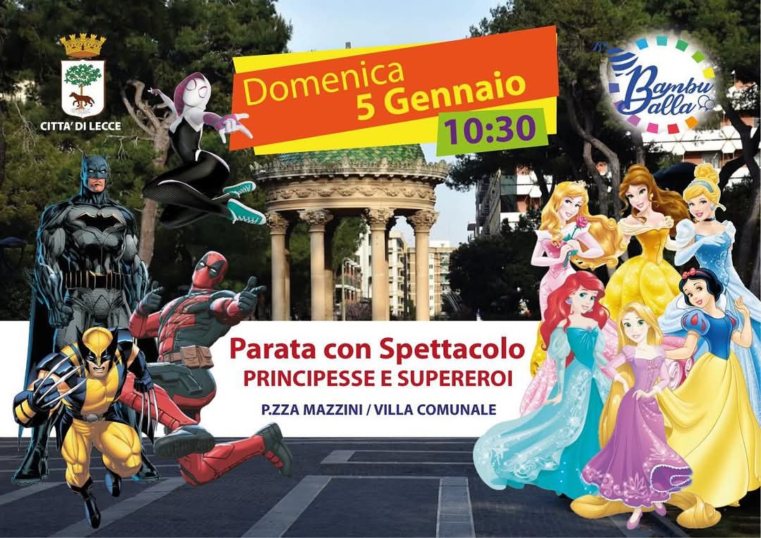 Featured image for “Parata di principesse e supereroi”