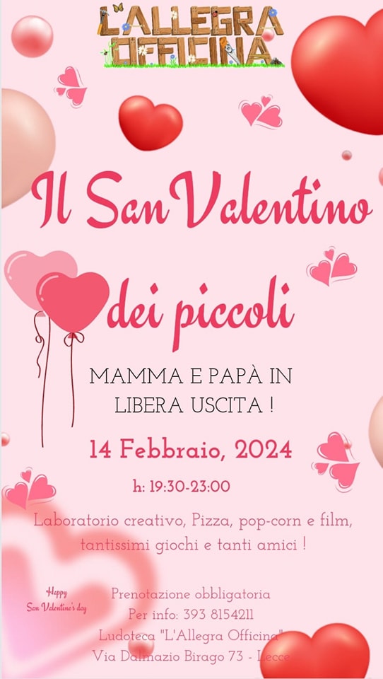 Featured image for “Il San Valentino dei piccoli”