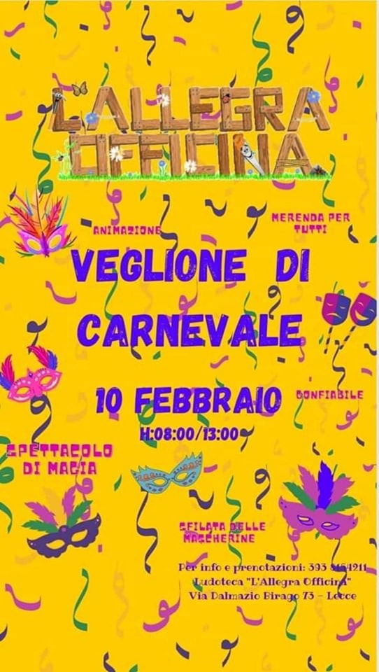 Featured image for “Veglione di Carnevale”