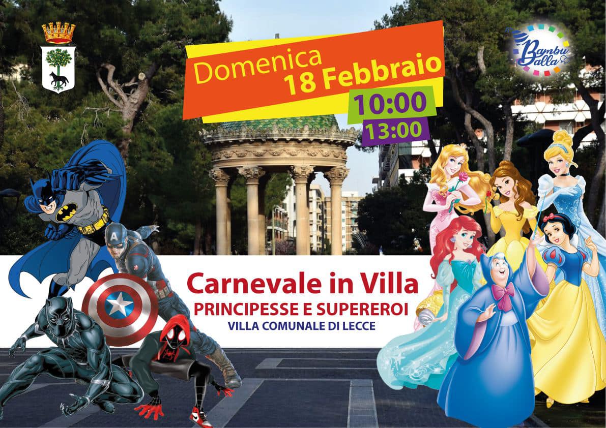 Featured image for “Carnevale in Villa – Principesse e Supereroi”