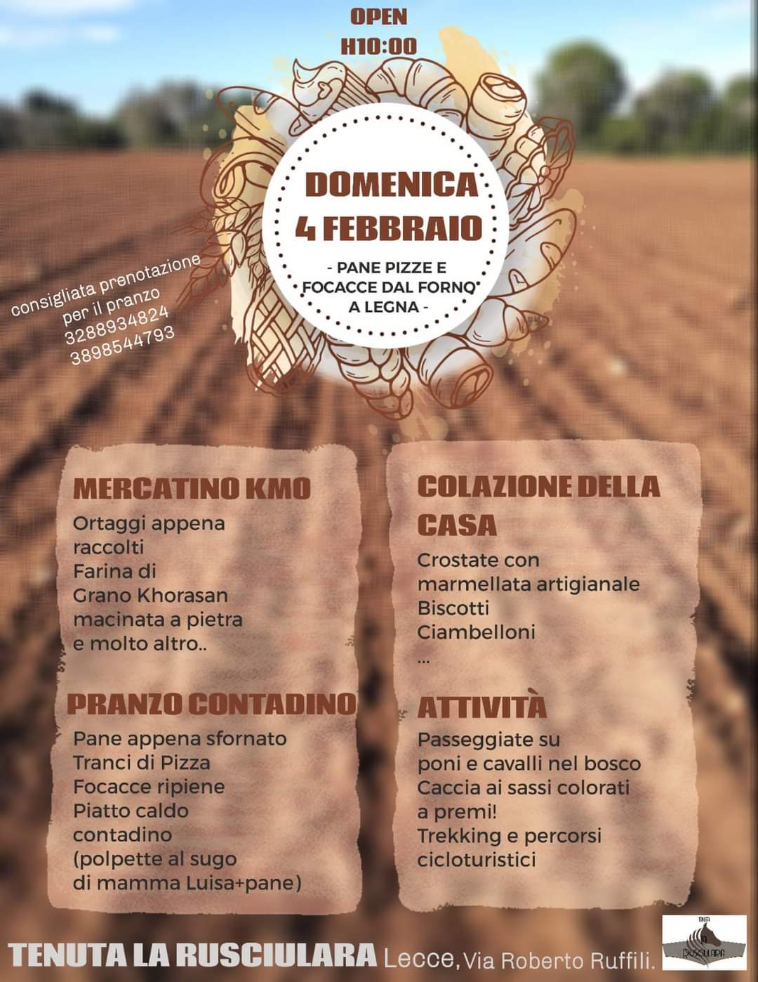 Featured image for “Domenica 4 febbraio alla Rusciulara”