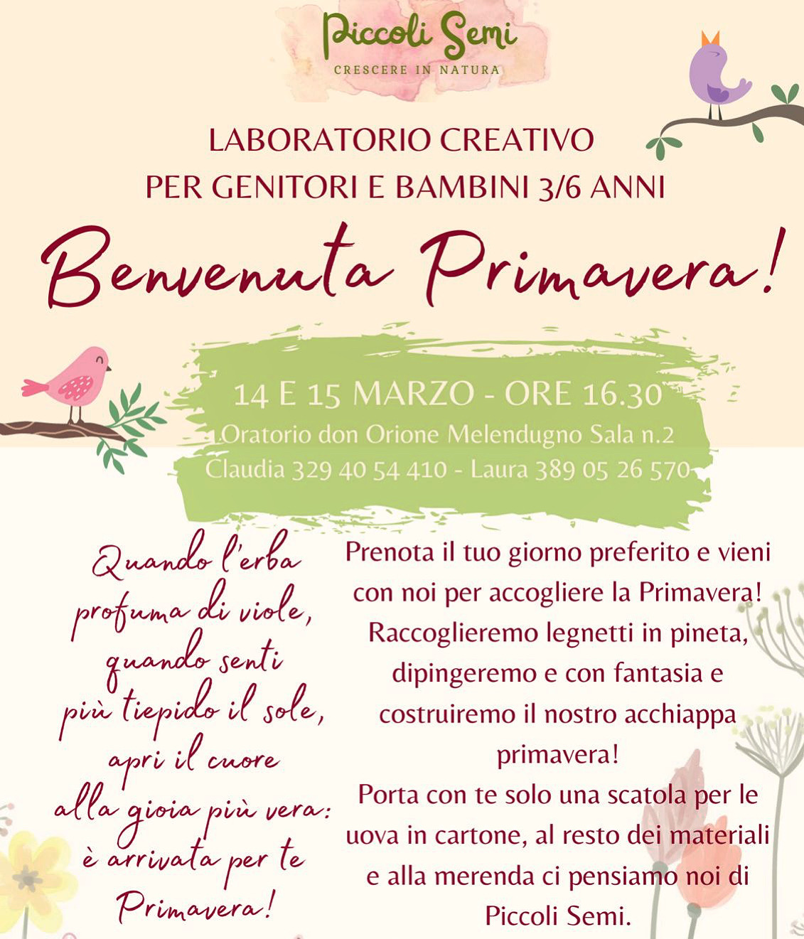 Featured image for “Benvenuta Primavera”