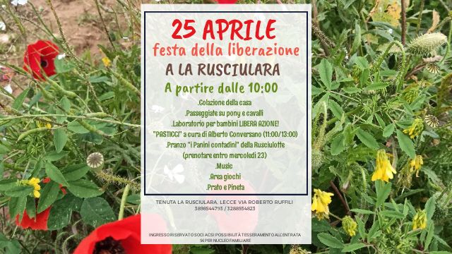 Featured image for “25 aprile 2025 alla Rusciulara”