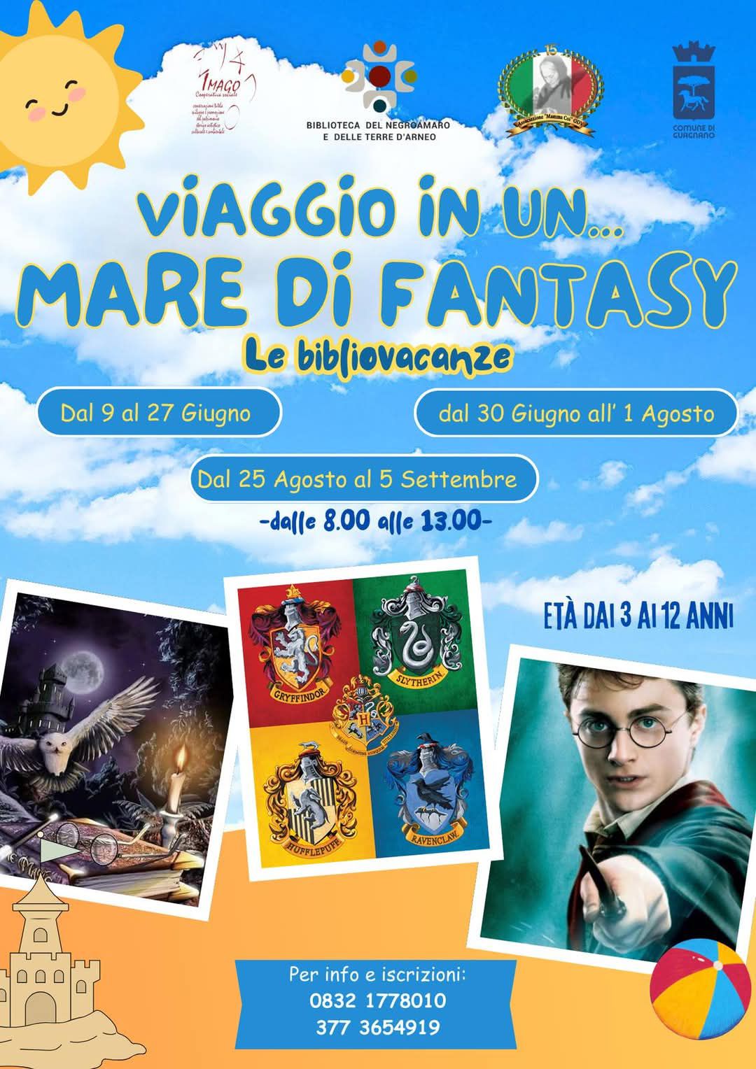 Featured image for “Viaggio in un mare di Fantasy. Le Bibliovacanze”