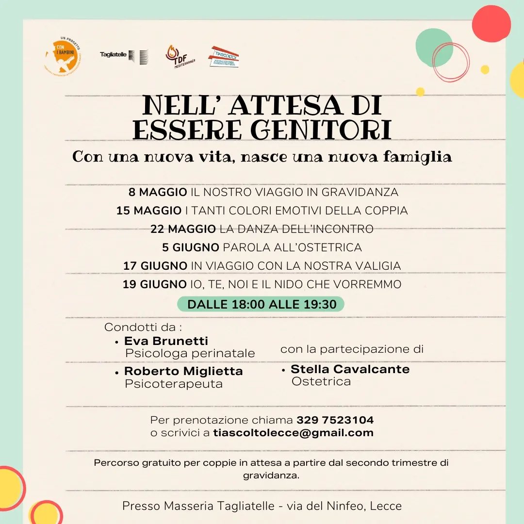 Featured image for “Percorso di genitorialità consapevole”