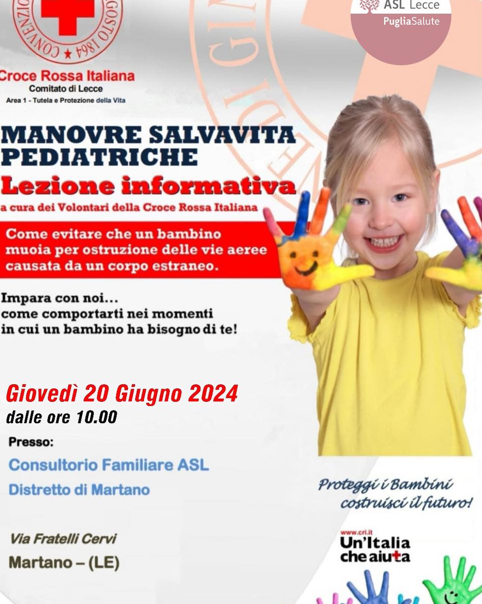 Featured image for “Manovre salvavita pediatriche”