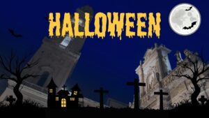 Piazza Duomo a Lecce vestita da Halloween