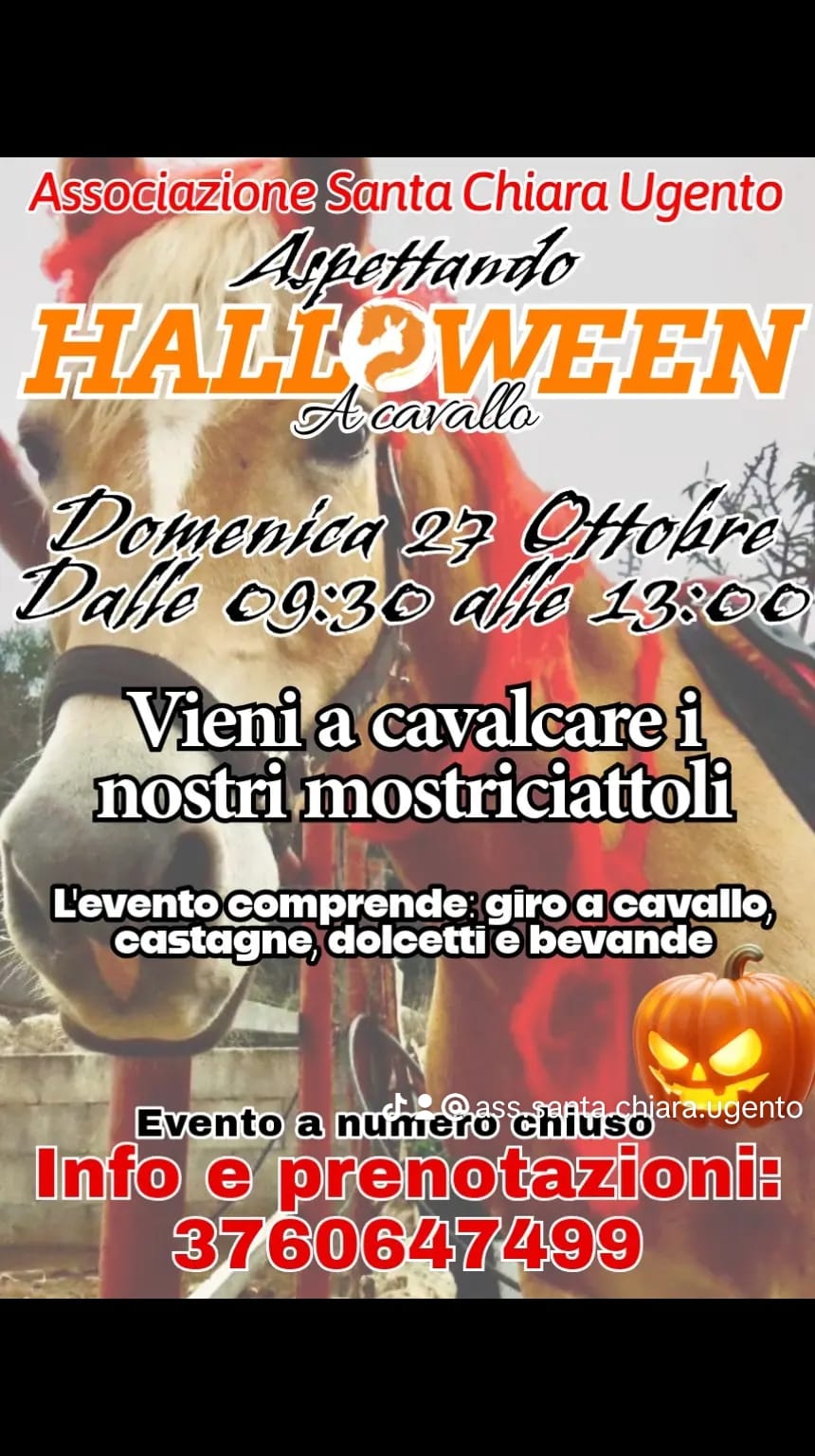 Featured image for “Aspettando Halloween a cavallo”
