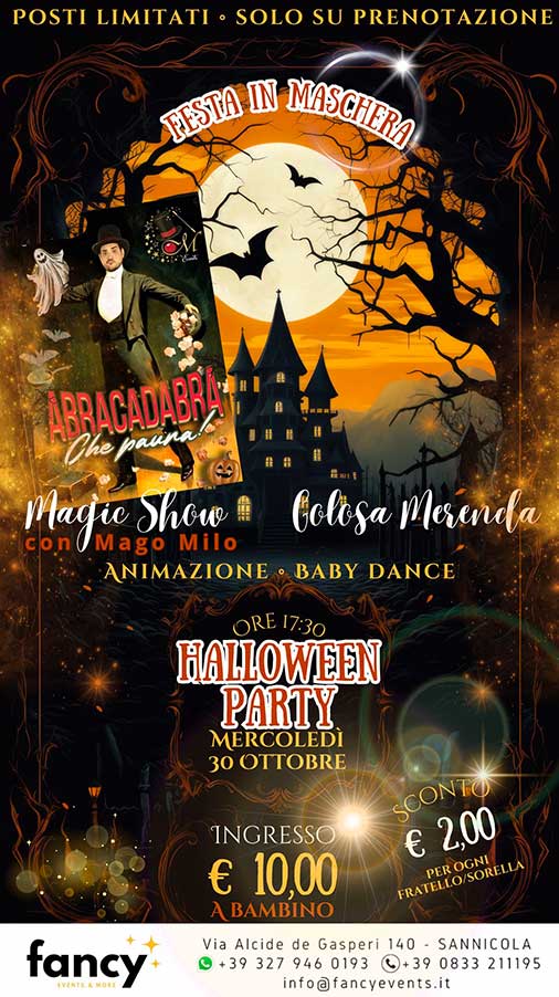 Featured image for “Halloween Party con Mago Milo”